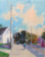"Late Afternoon" - acrylic on canvas - 14"x11" - Sold