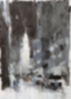 "The City Never Sleeps" - acrylic on paper - 30"x22" - for price: