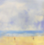 "Big Sky II" - acrylic on canvas - 24"x 24" - Sold
