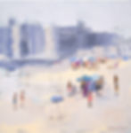 "Long Beach" - acrylic on canvas - 12"x 12" - Sold