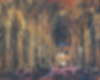 "Evening Mass" - acrylic on cradled panel - 8"x10" - Sold