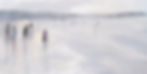 "Bathers II" - acrylic on canvas - 12"x 24" - Sold