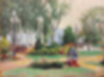 "Glover Park" - acrylic on canvas - 30"x 40" - SOLD
