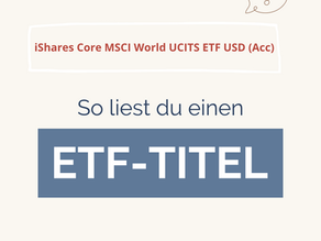 So liest du einen ETF-Titel
