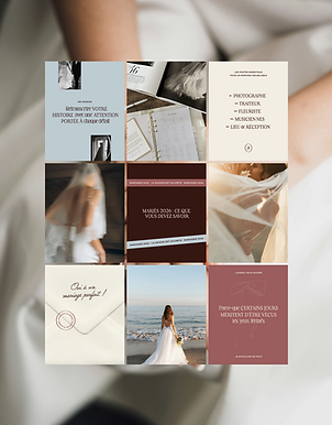 feed Instagram wedding planner angers