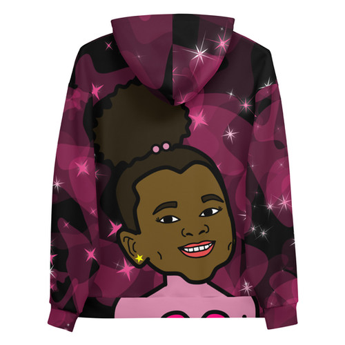 Sanaa Black Hoodie (Adult Unisex) P8ka