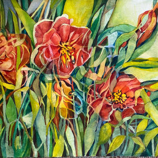 "Captive Summer", Margaret Hafer (Watercolor)