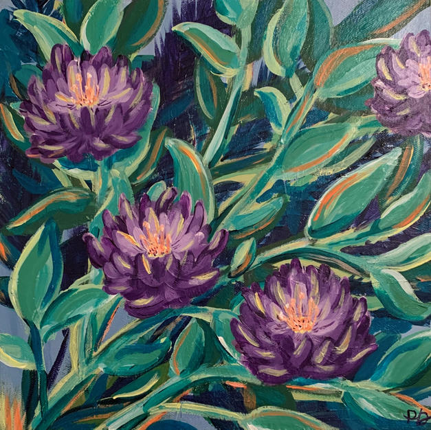 "We Will Bloom Again", Paige Dickey (Acrylic on Canvas)