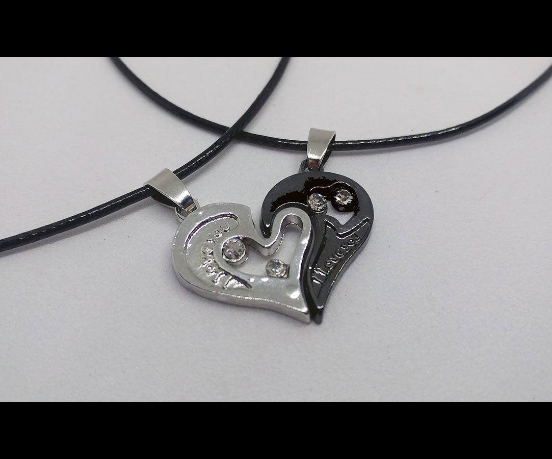 Colgante Doble I love you