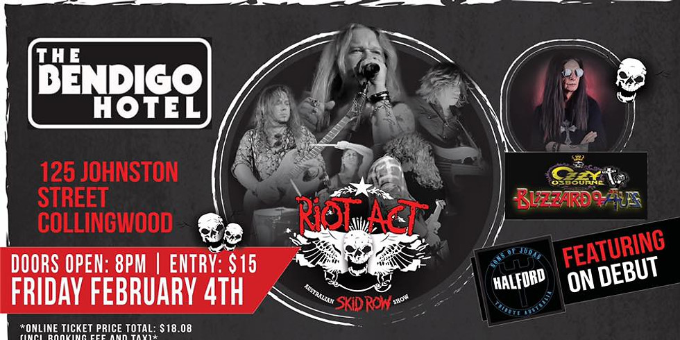 SKID ROW & OZZY OSBOURNE +featuring on debut - Rob Halford/Judas Priest Tribute Show