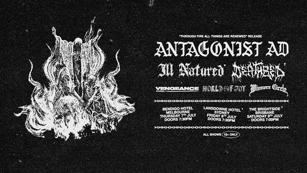 Antagonist A.D Album Launch - Melbourne Show