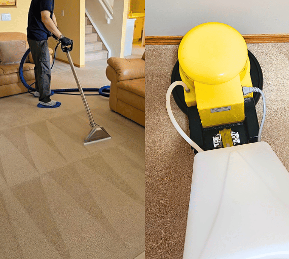 dual clean carpet cleaning in Calgary
