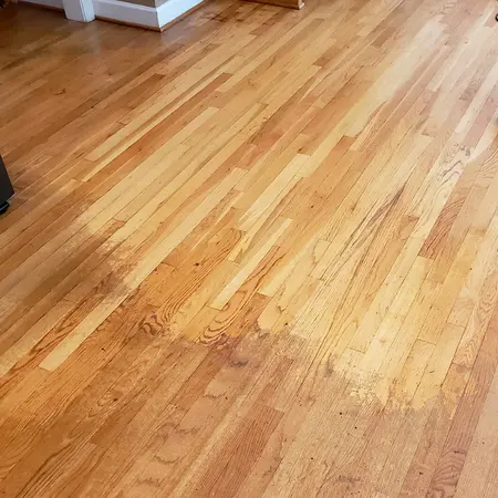 hardwood floor polish removal service in Calgary