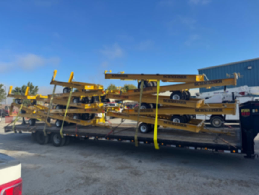 New T.G. Schmeiser Grape Harvest Bin Trailers
