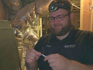 Most homes have high- and low-voltage wires.