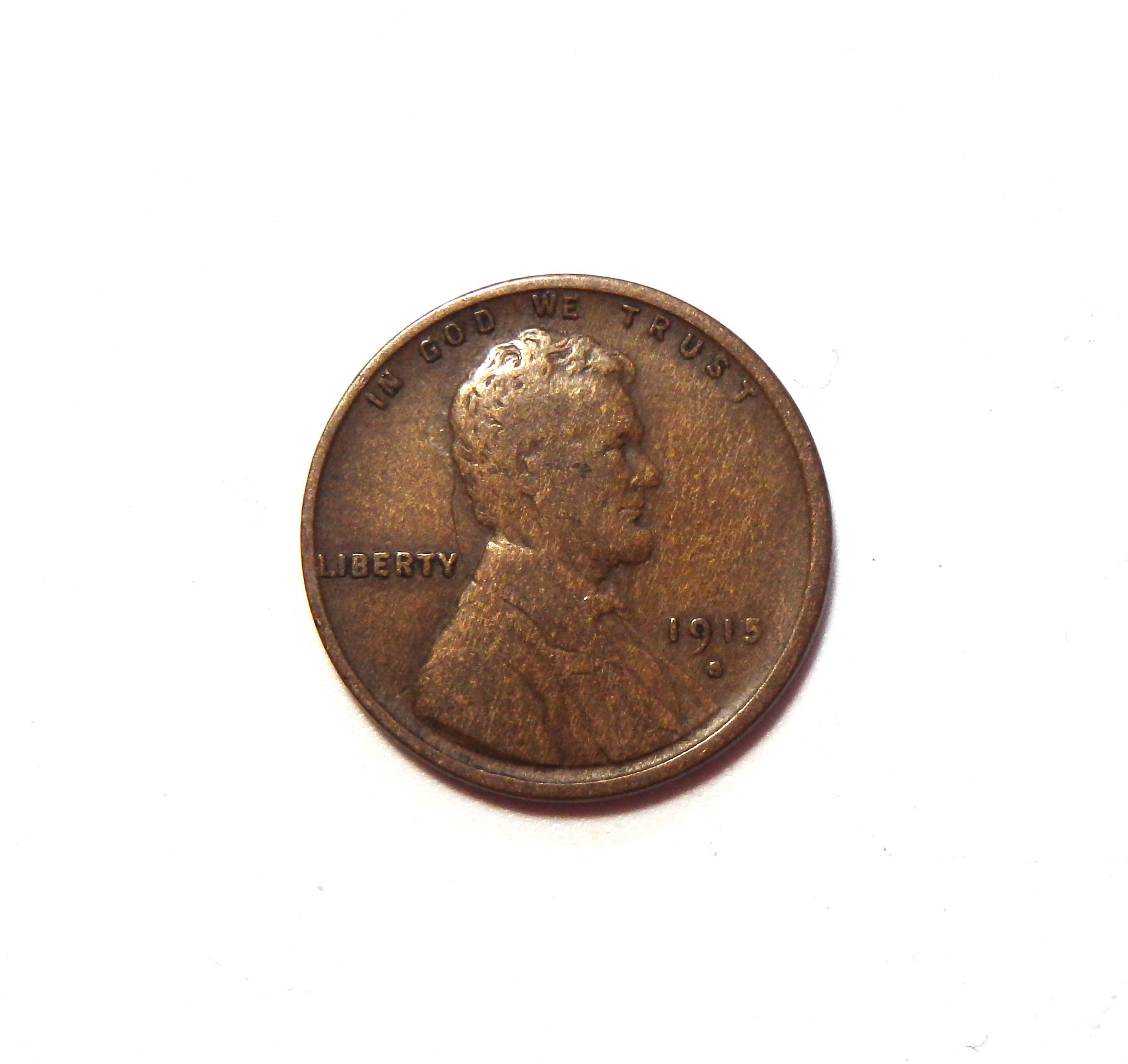 1915-S Lincoln Cent - Fine