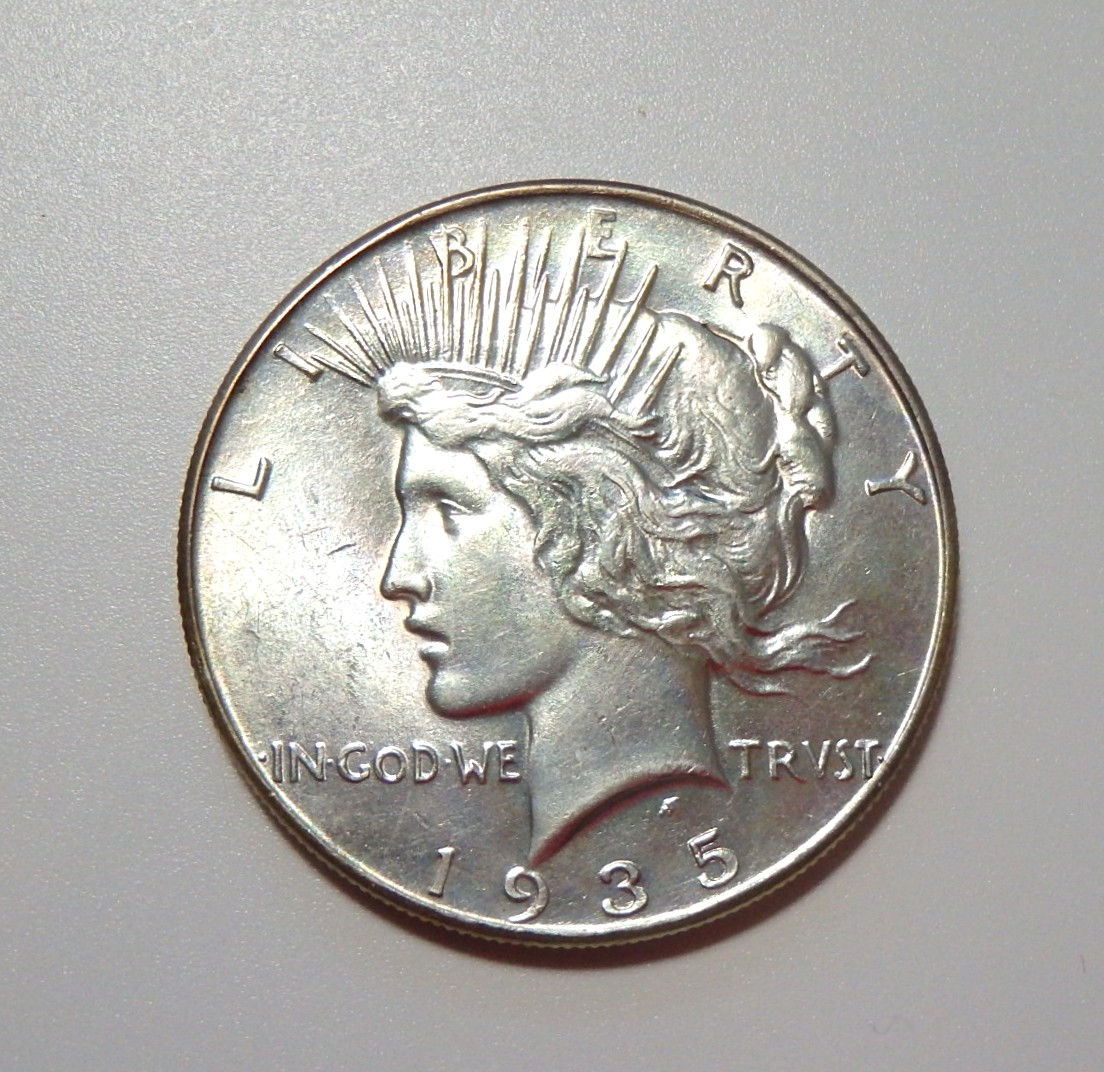 1935 Peace Dollar - Brilliant Uncirculated