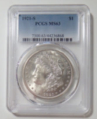 1921-S Morgan Dollar - MS63