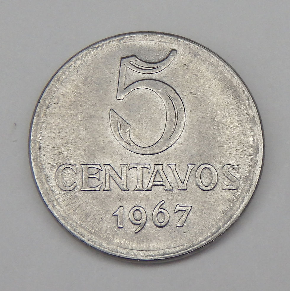 Brazil - 5 Centavos - 1967