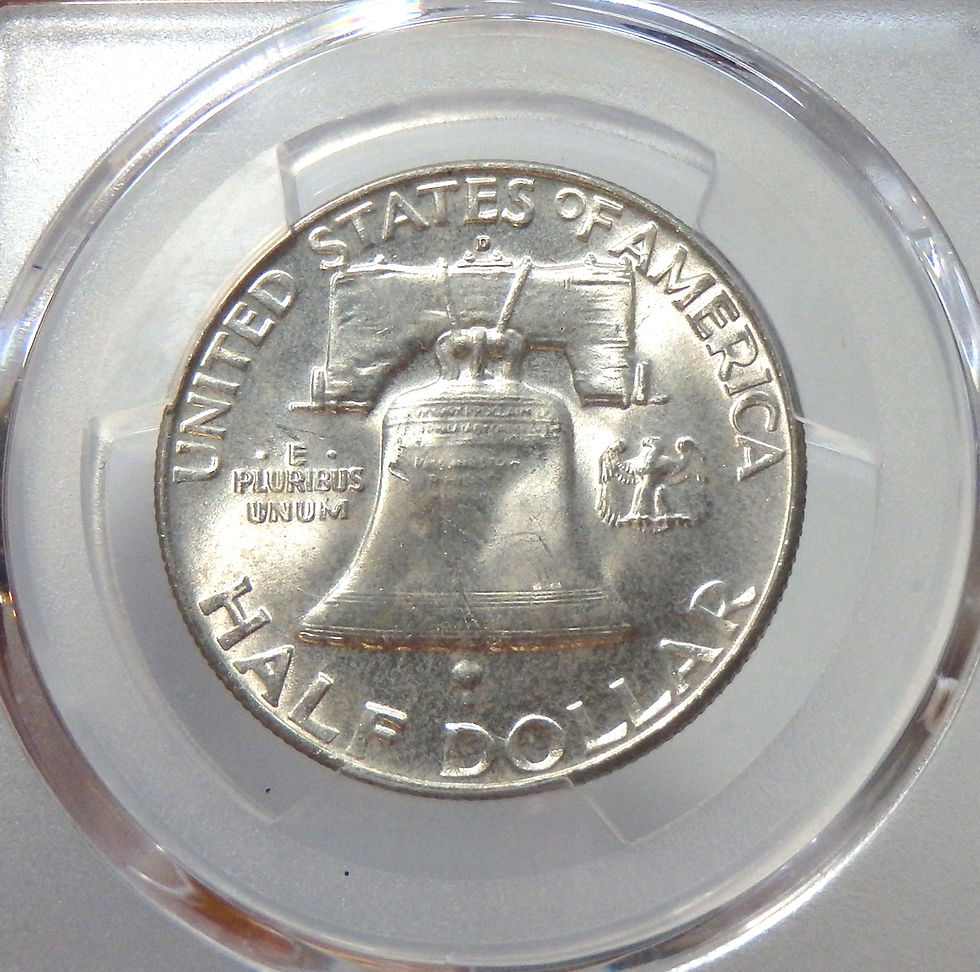 Thumbnail: 1954-D Franklin Half Dollar - MS64FBL