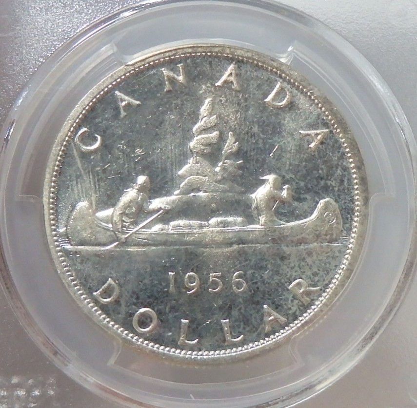 Thumbnail: Canada - Dollar - 1956 (MS63)