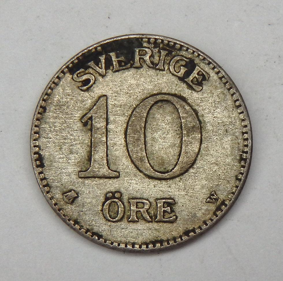 Thumbnail: Sweden - 10 Ore - 1918-W
