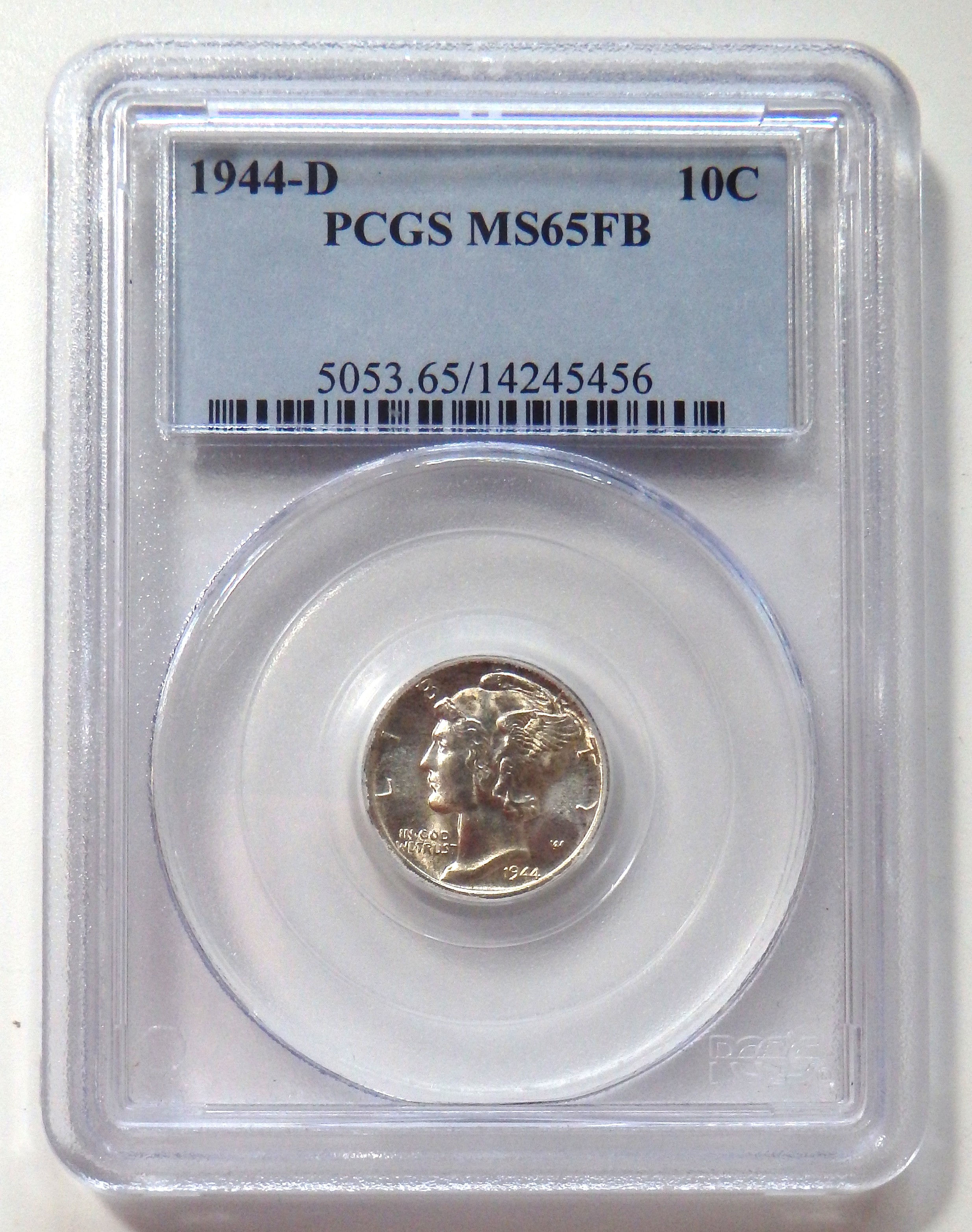 1944-D Mercury Dime - MS65FB