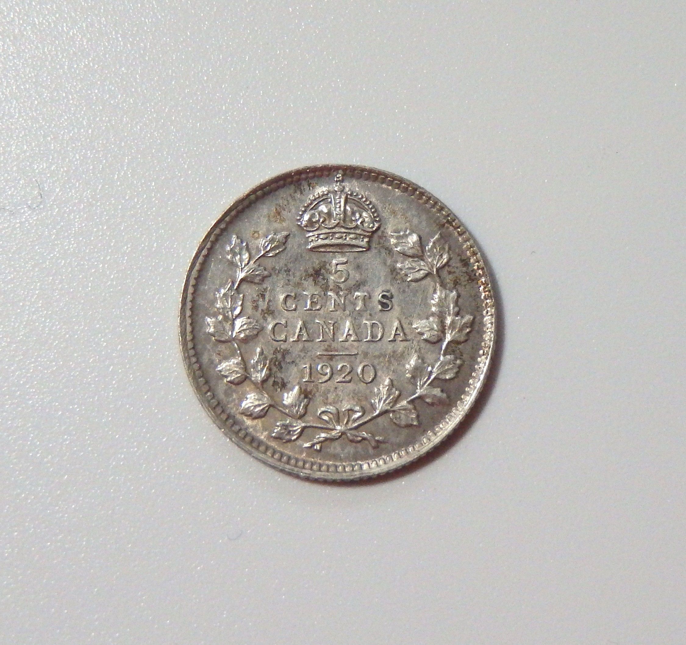 Canada - 5 Cents - 1920