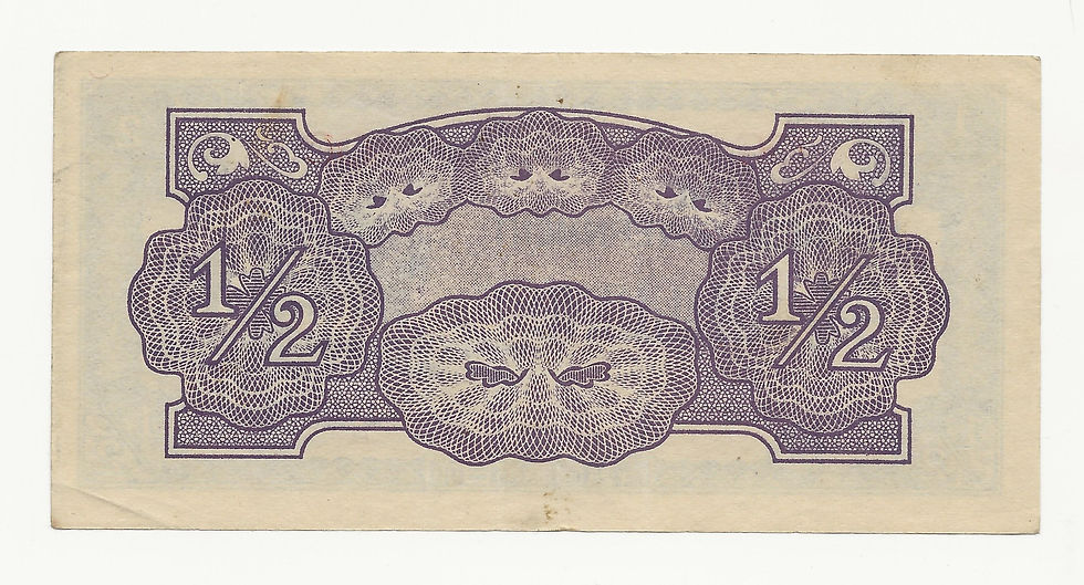 Thumbnail: Oceania - Half Shilling - 1942 - pick# 1
