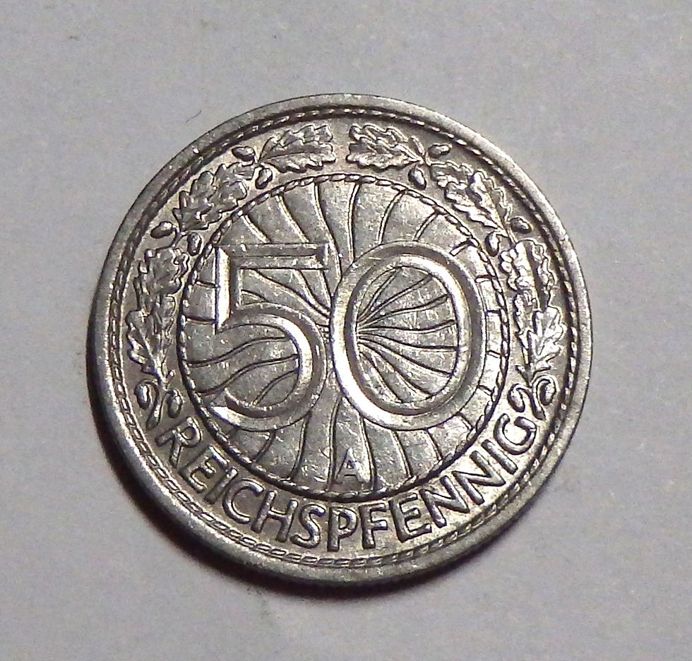 Thumbnail: Germany - 50 Reichspfennig - 1929-A