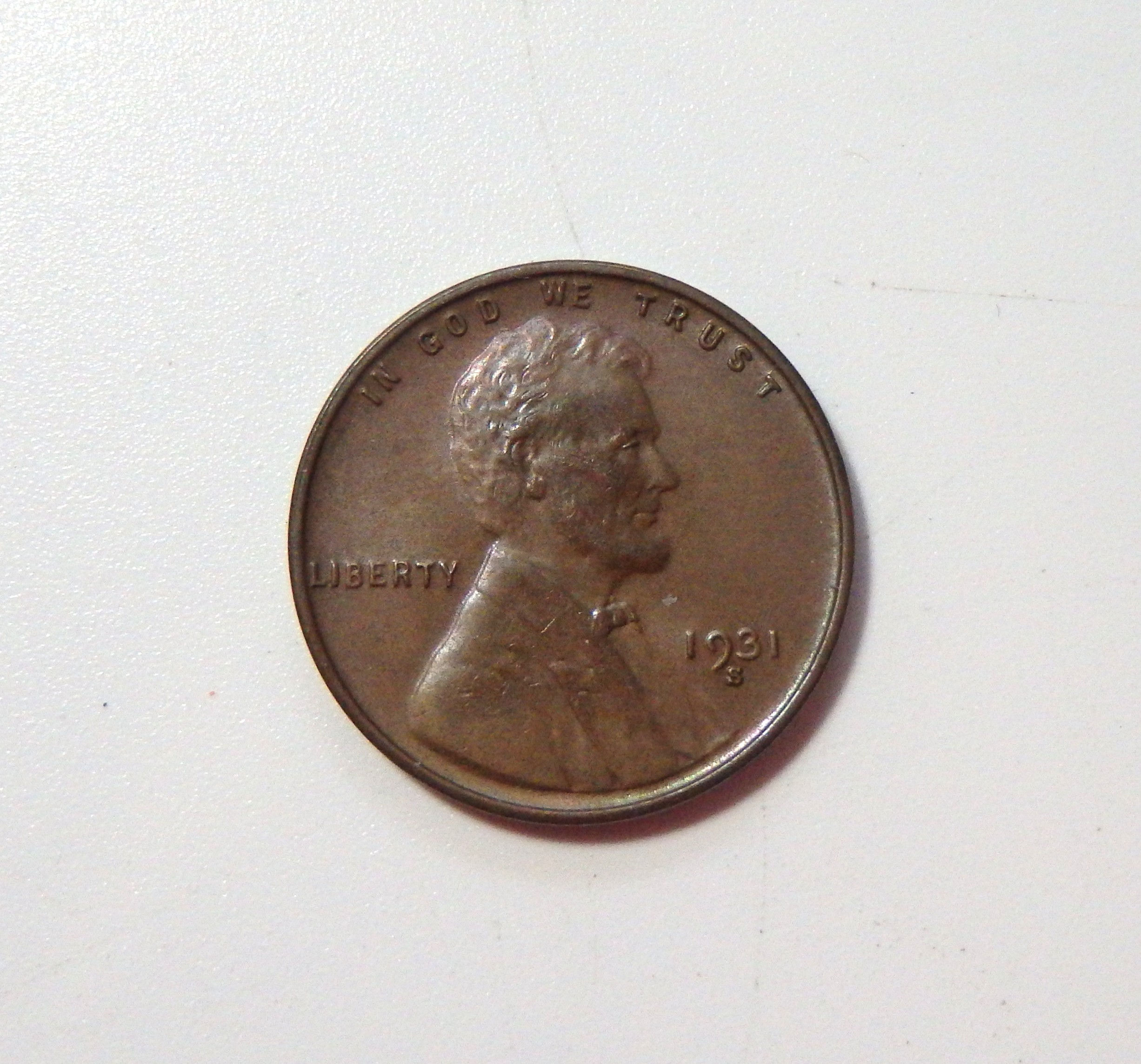 1931-S Lincoln Cent - About Uncirculated +