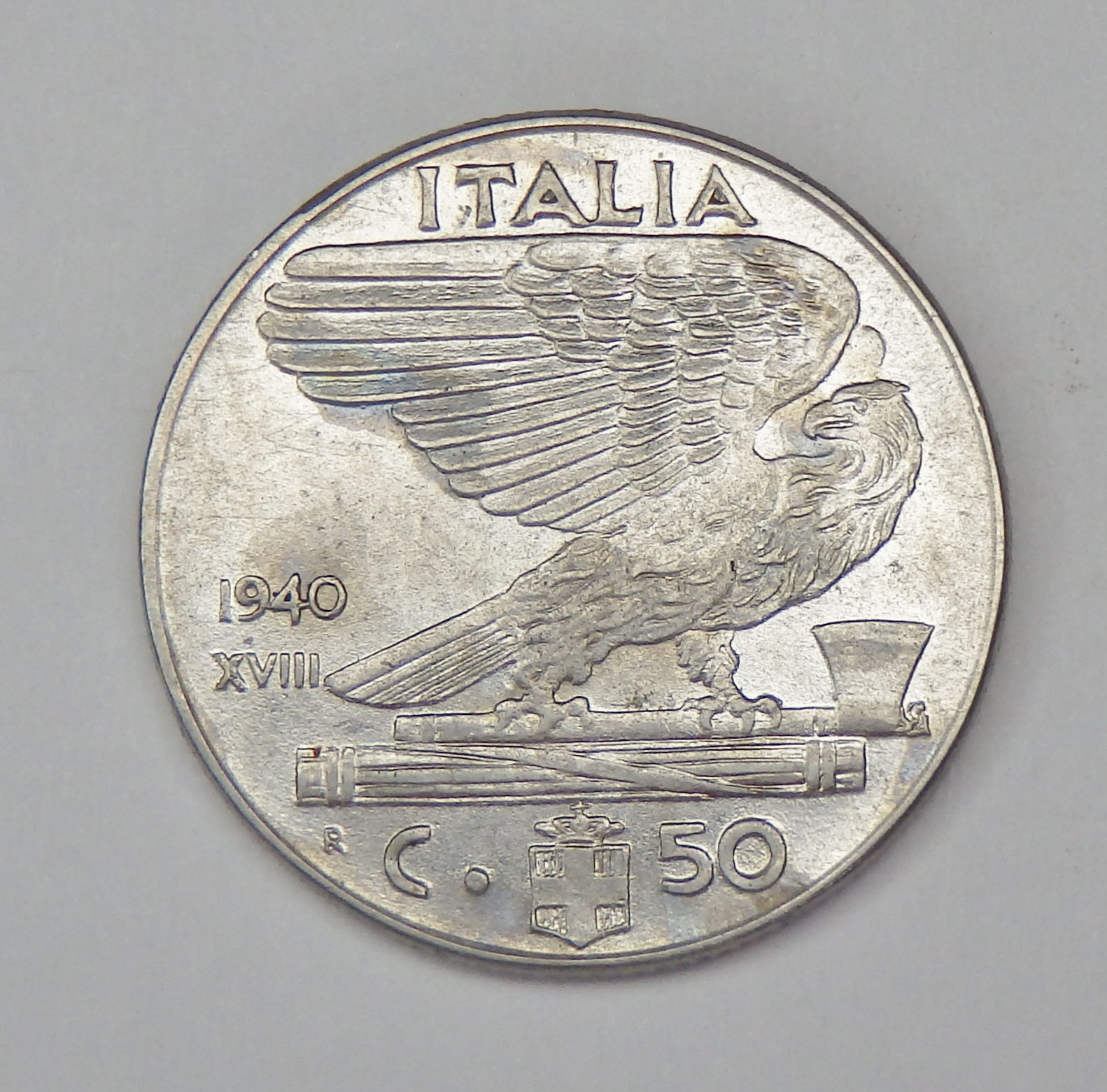 Italy - 50 Centesimi - 1940