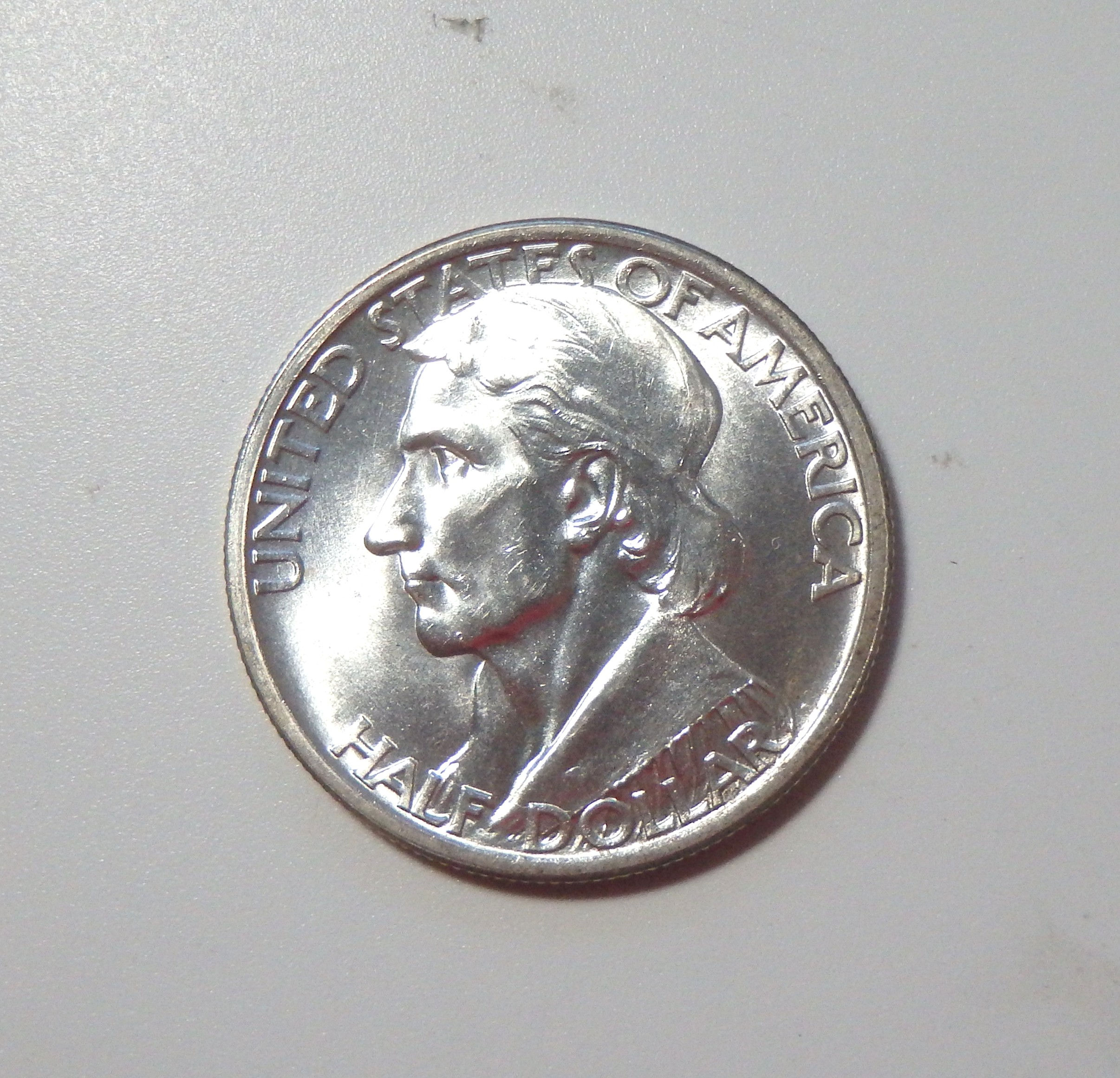 1934 Daniel Boone Commemorative Half Dollar - Uncirculated