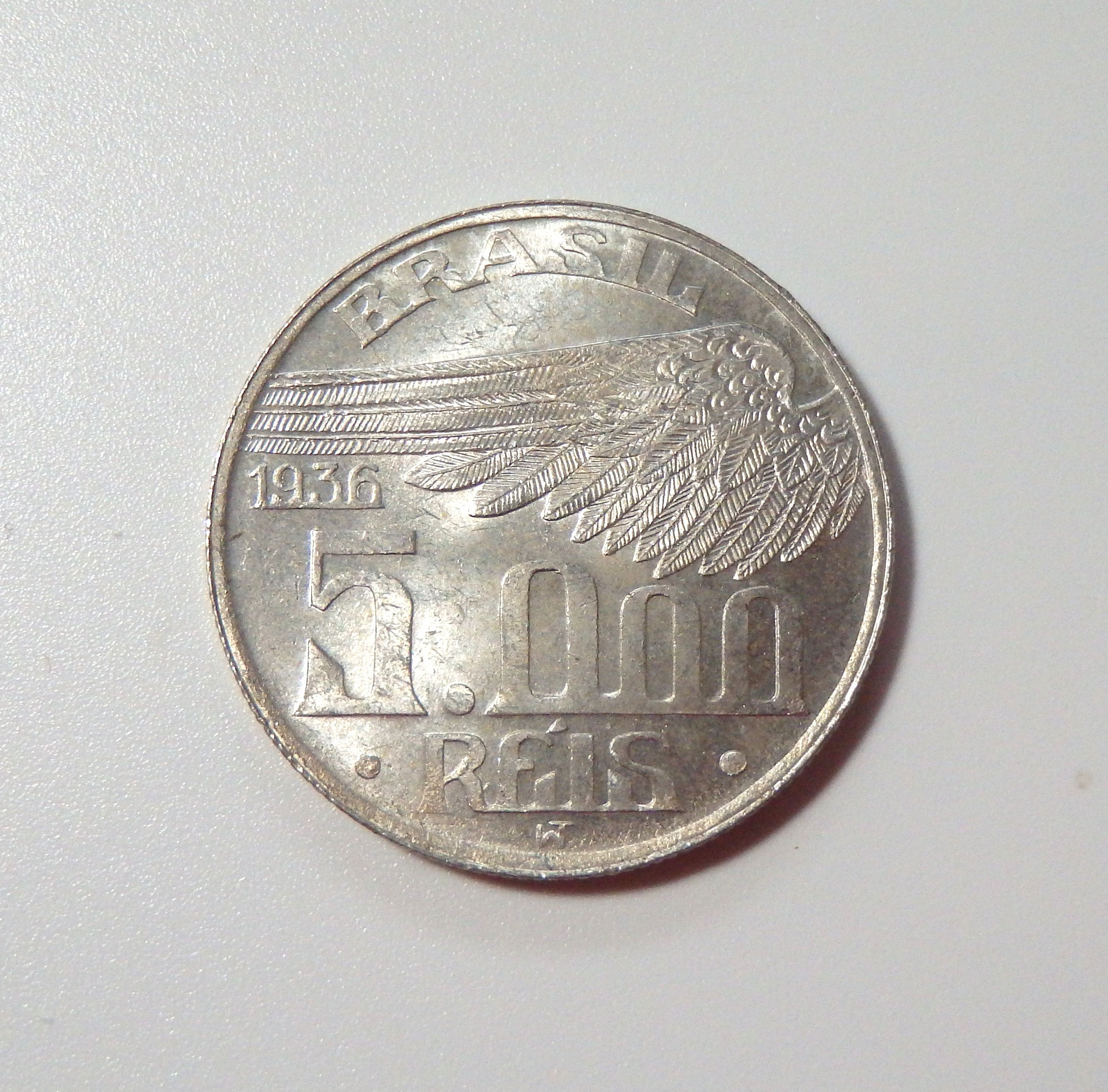 Brazil  - 5000 Reis - 1936