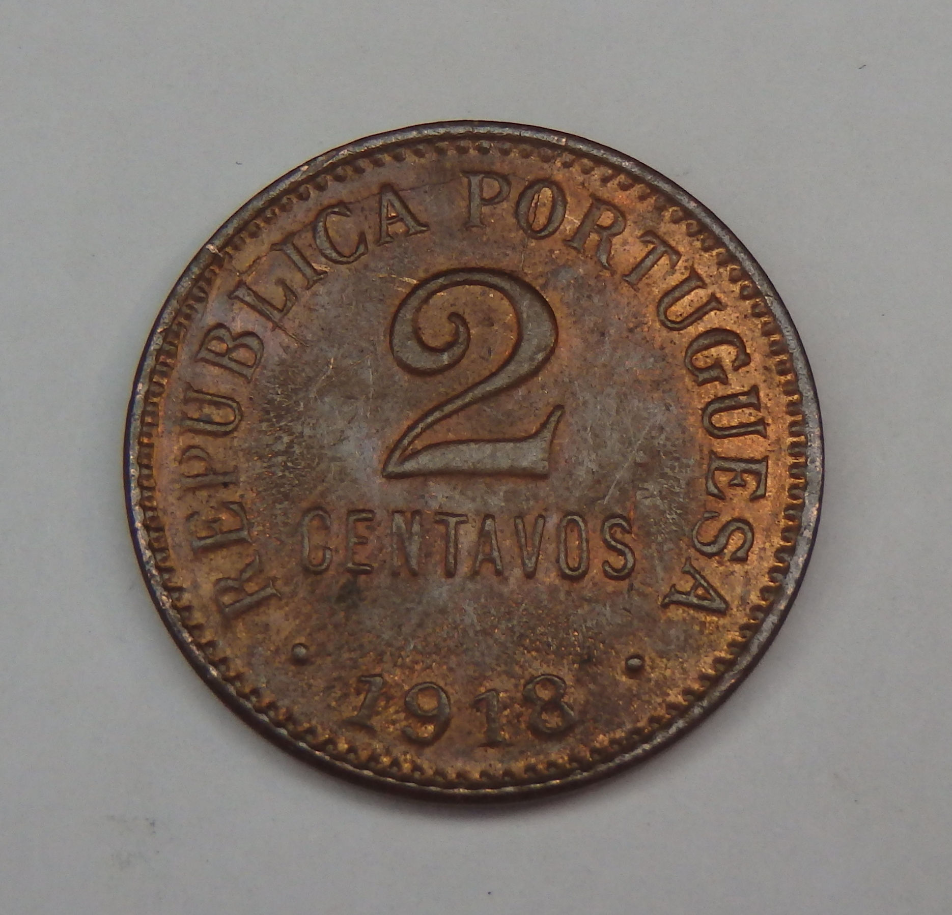 Portugal - 2 Centavos - 1918