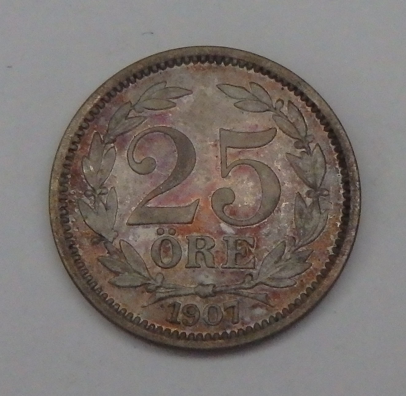 Sweden - 25 Ore - 1907-EB