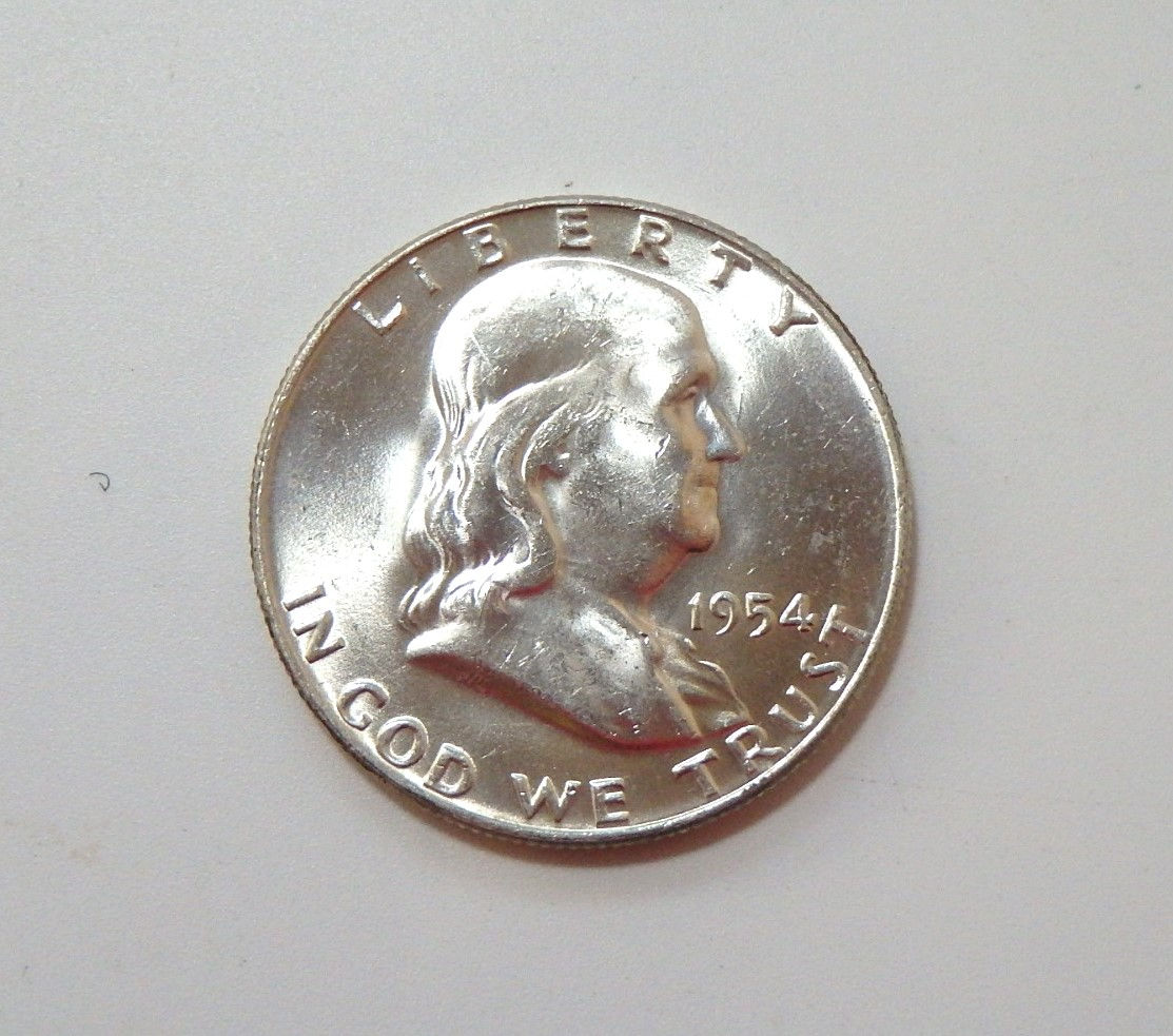 1954 Franklin Half Dollar - Brilliant Uncirculated