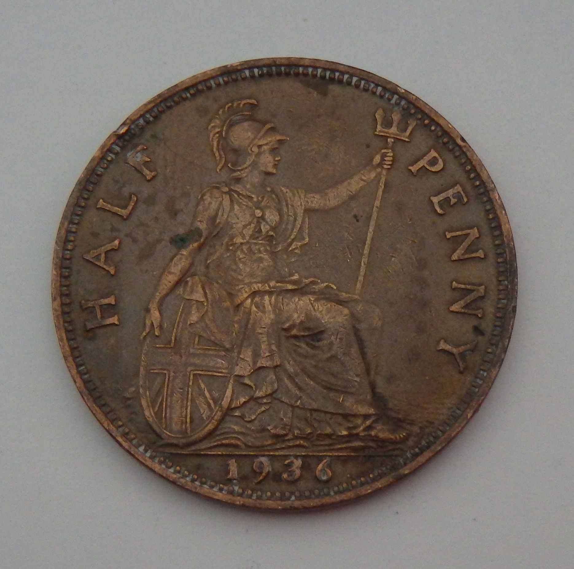Great Britain - Half Penny - 1936