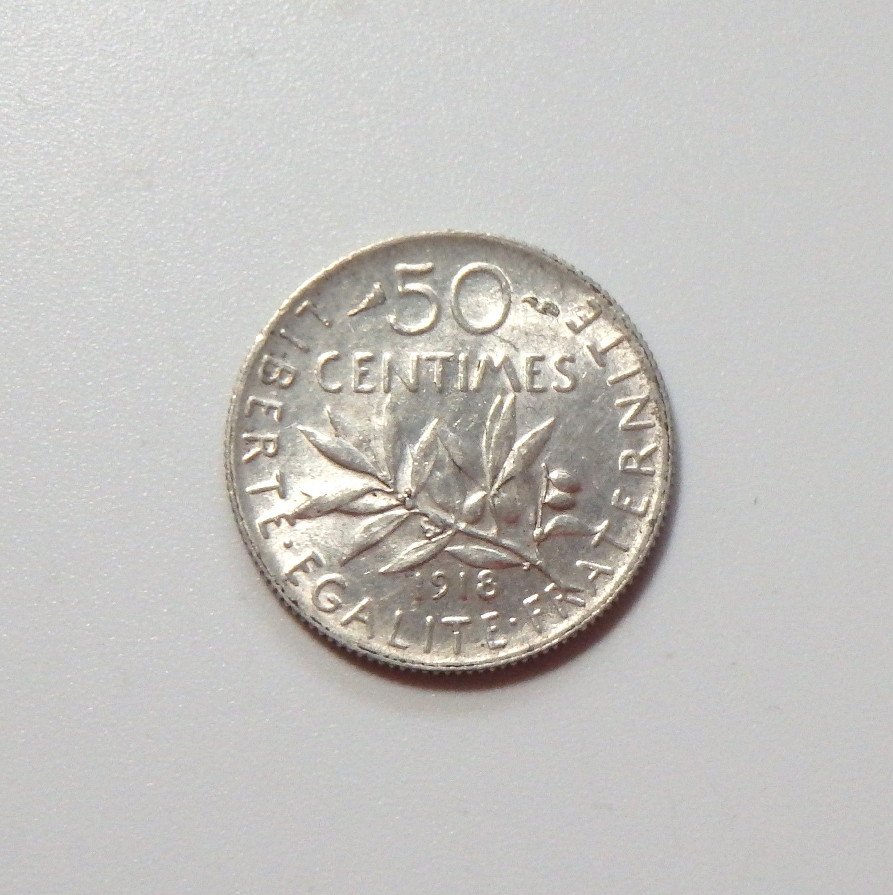 France - 50 Centimes - 1918