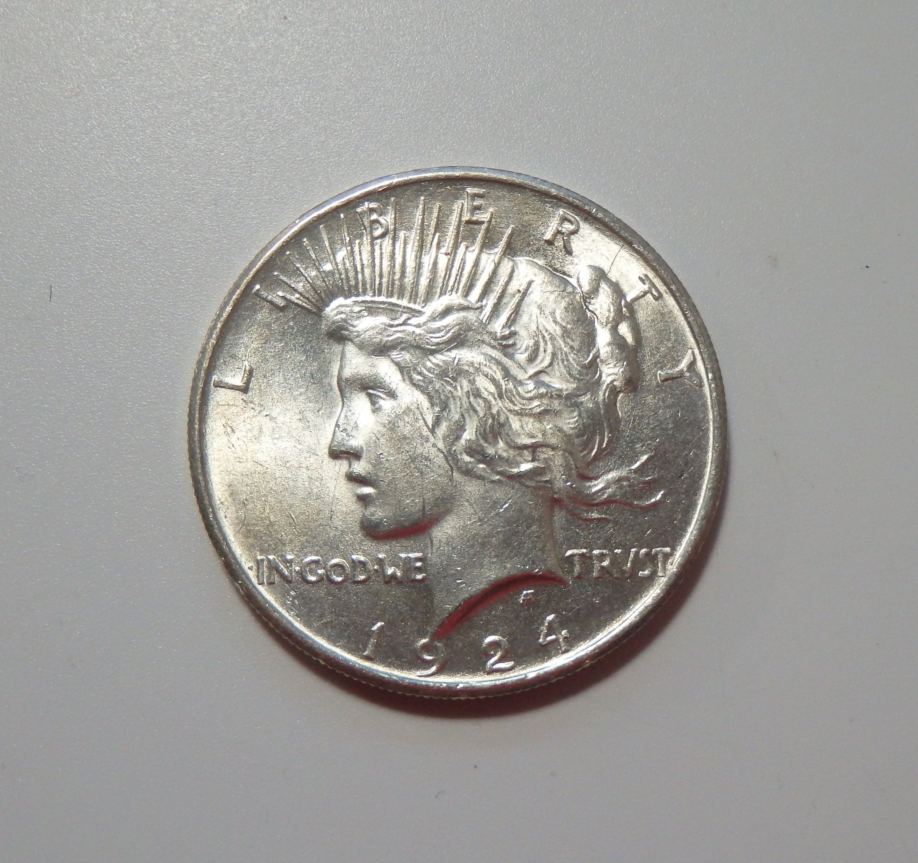 1924 Peace Dollar - Brilliant Uncirculated