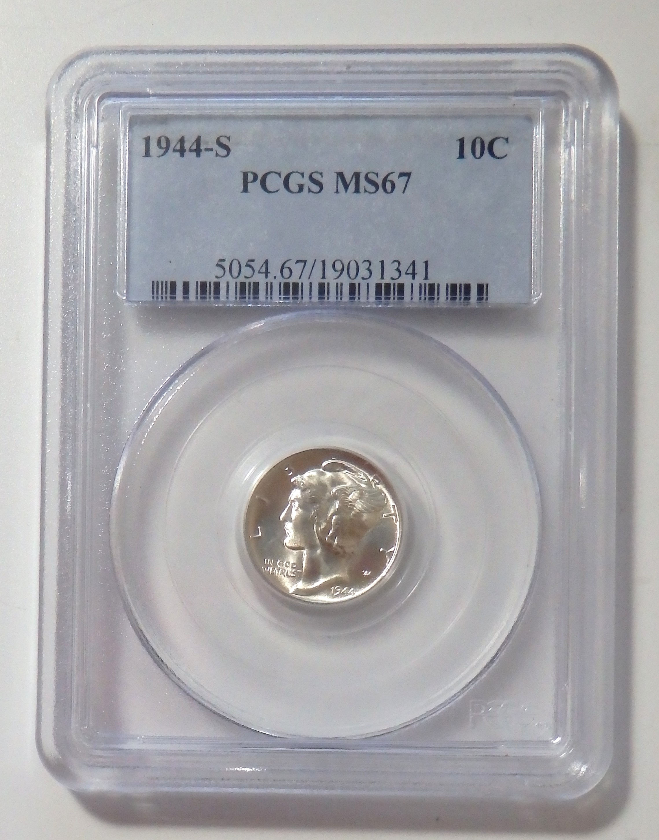 1944-S Mercury Dime - MS67