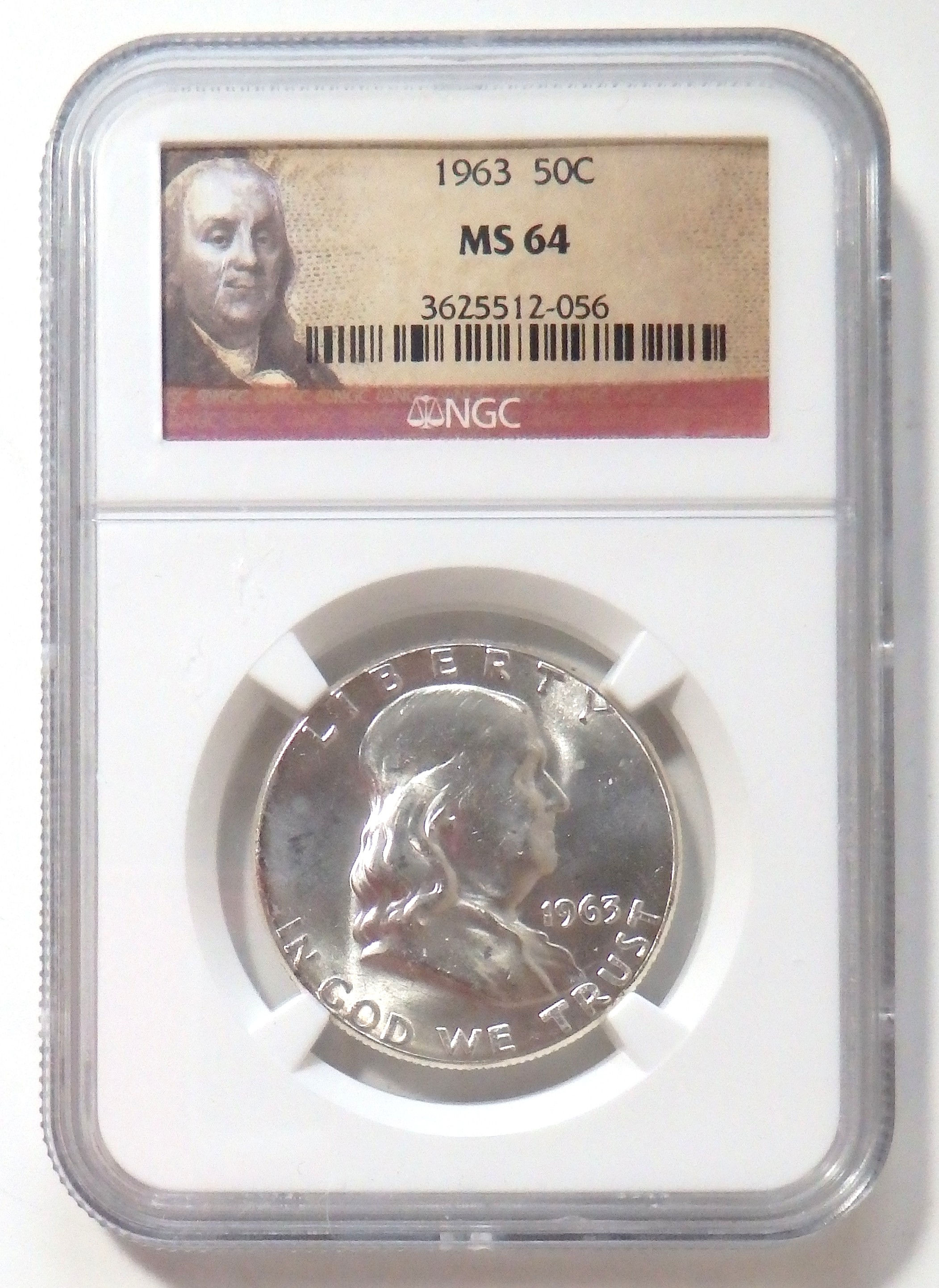 1963 Franklin Half Dollar - MS64