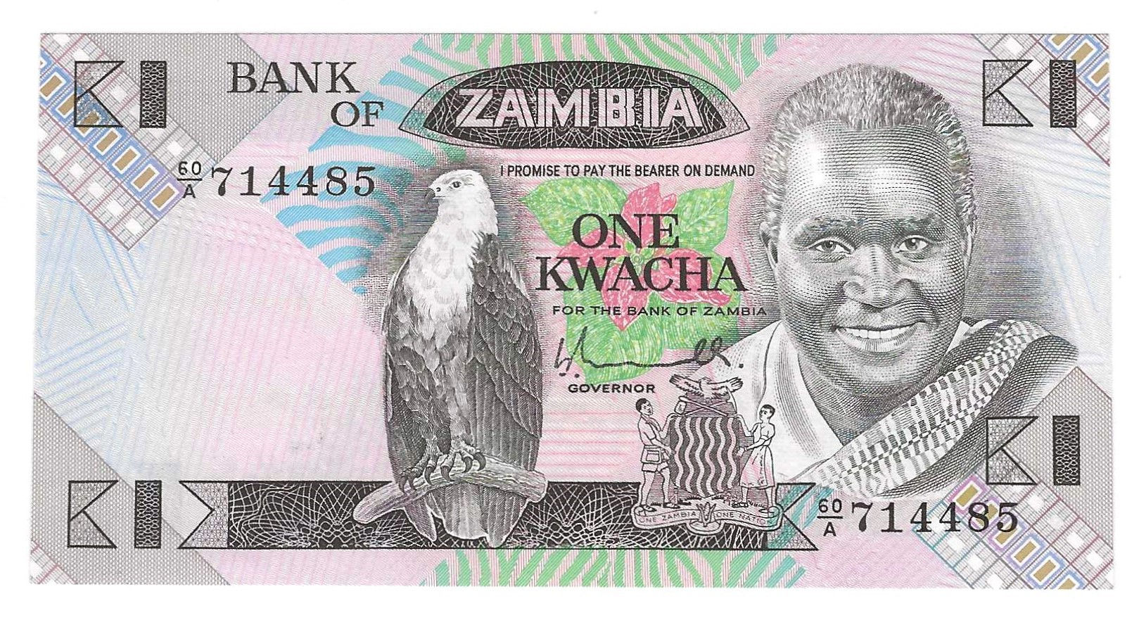 Zambia - Kwacha - 1980-88 - pick# 23a