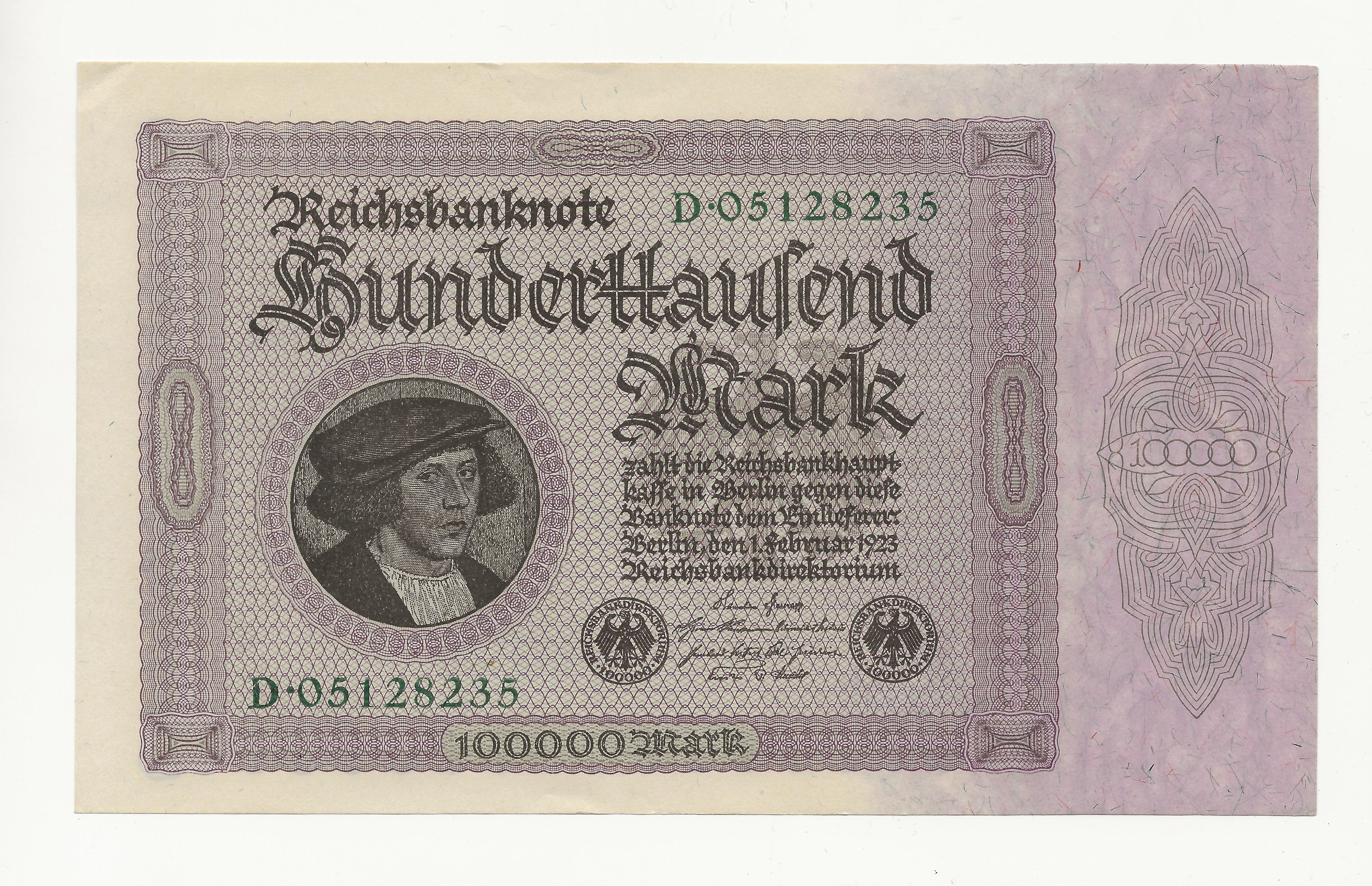 Germany - 100,000 Mark - 1923