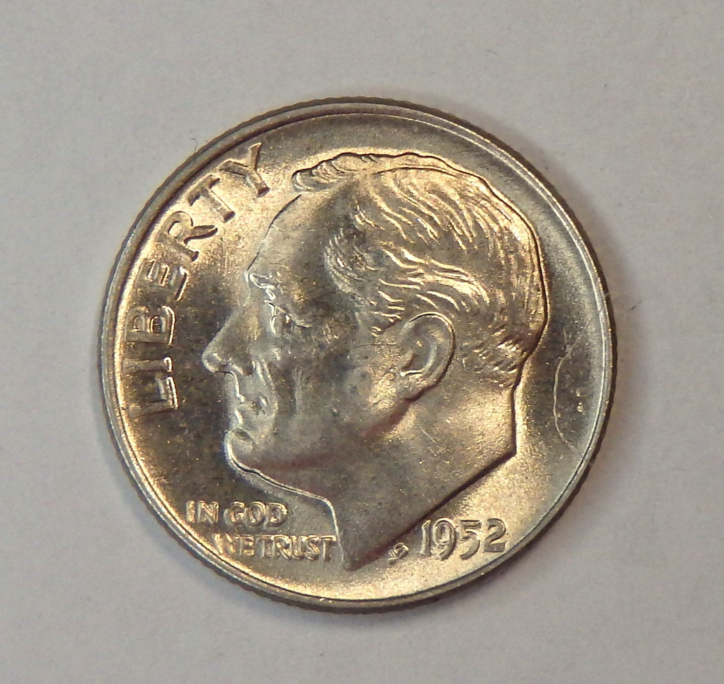 1952-D Roosevelt Dime - Brillianbt Uncirculated