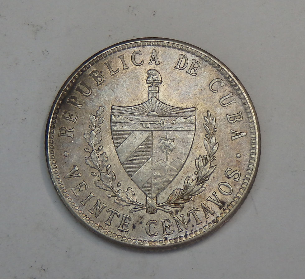 Thumbnail: Cuba - 20 Centavos - 1920