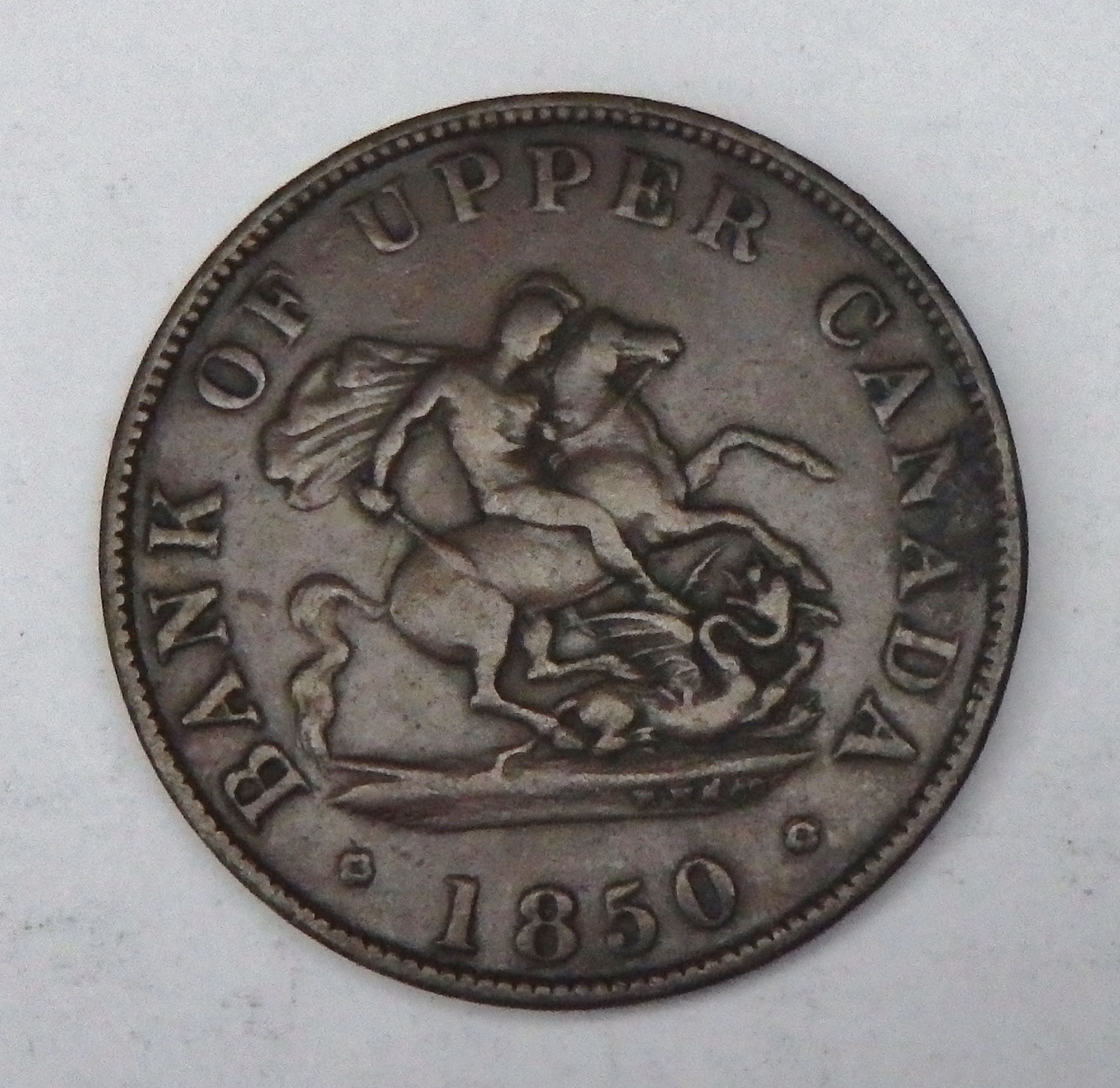 Canada-Upper Canada - Half Penny - 1850