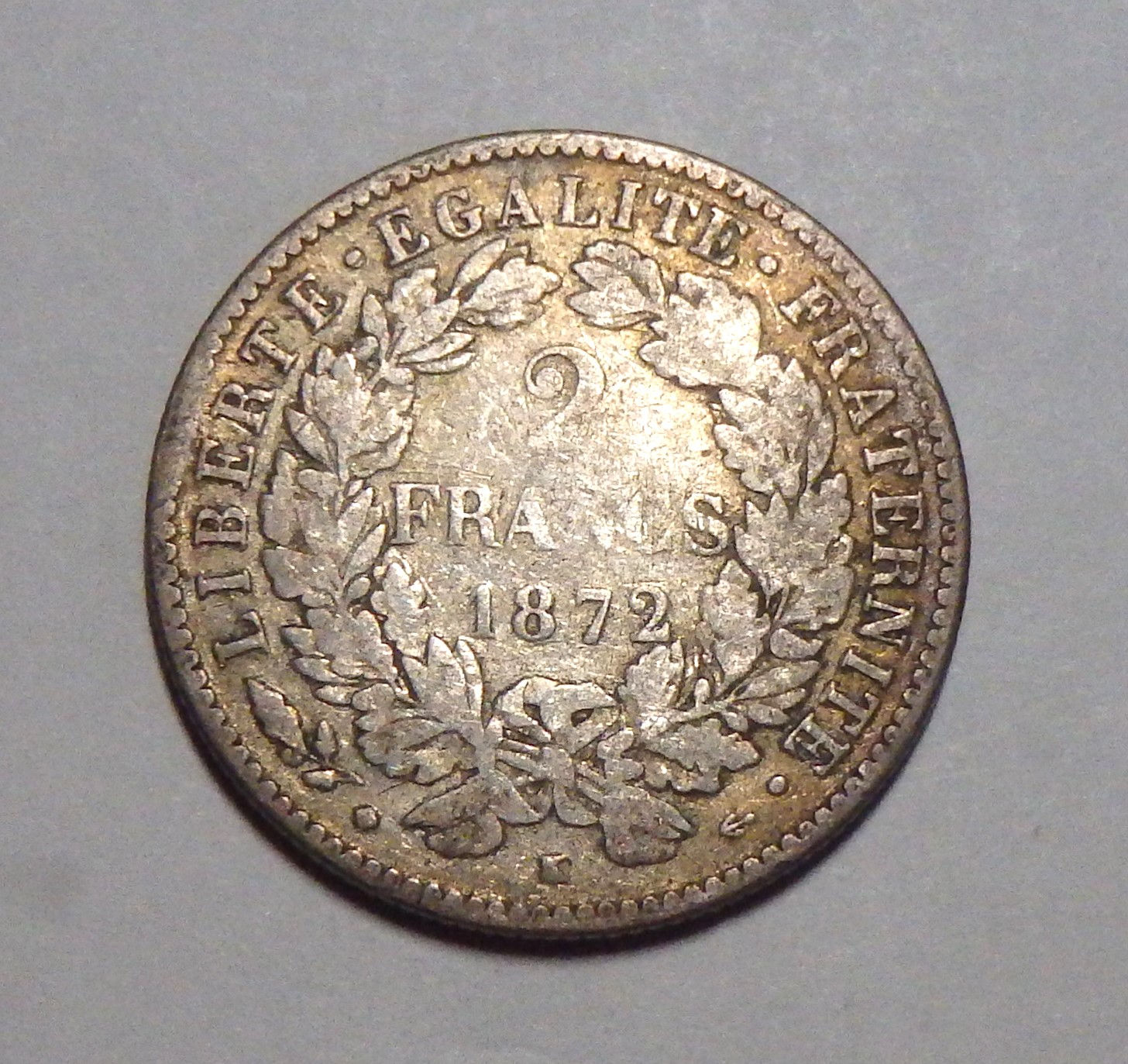 France - 2 Francs - 1872-K