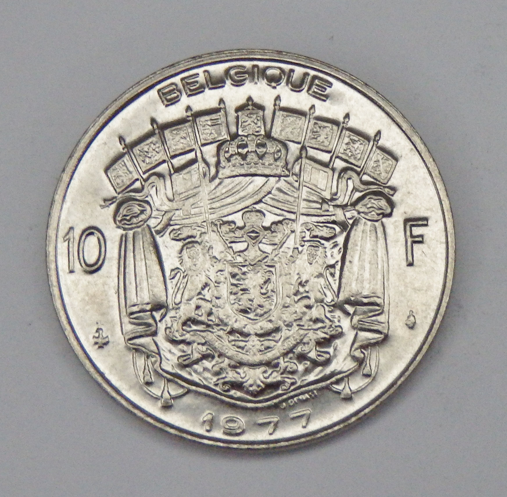 Belgium - 10 Francs - 1977