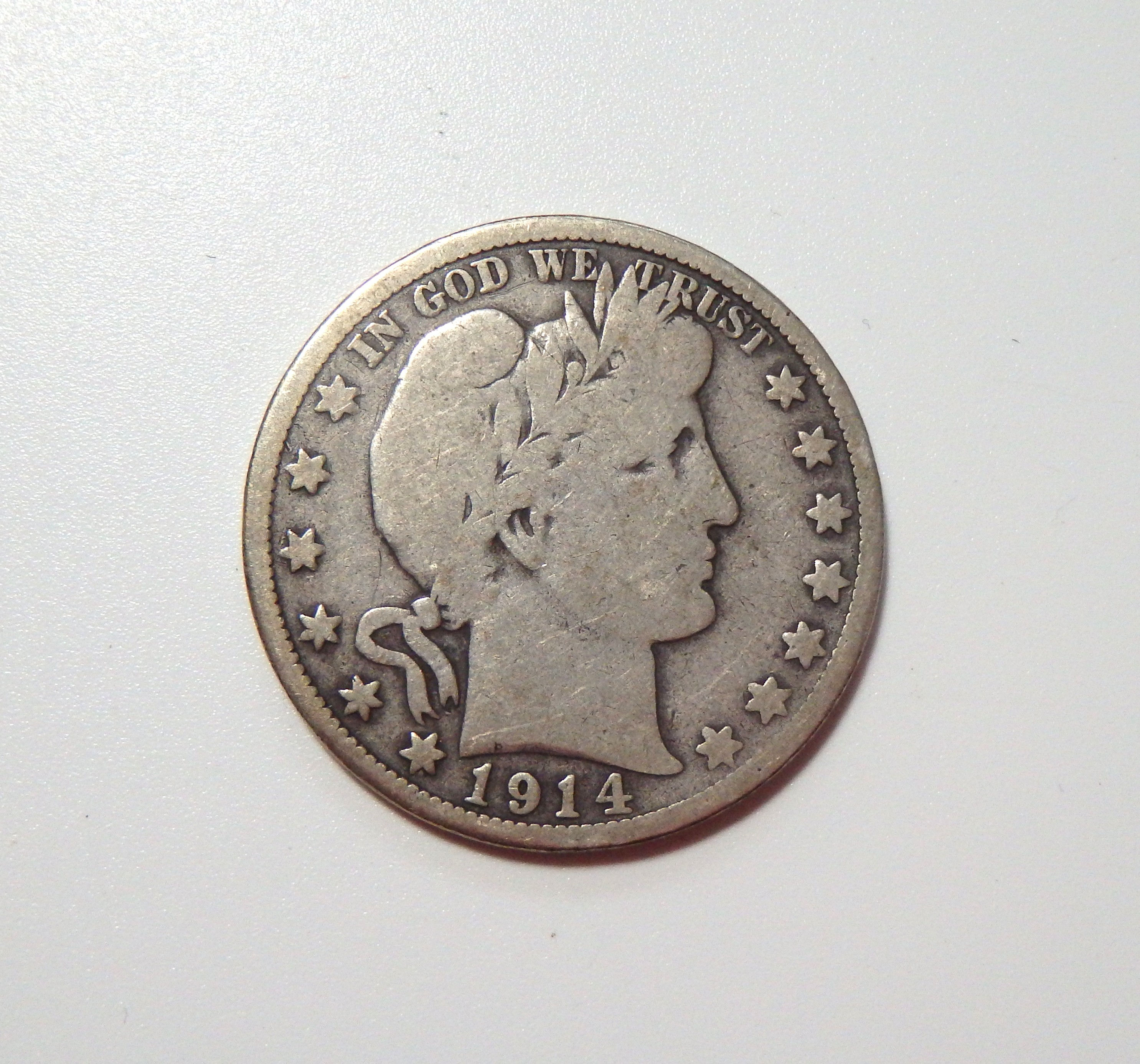 1914 Barber Half Dollar - Good